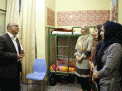 گزارش تصویری هیات رئیسه دانشگاه از خوابگاه خواهران به مناسبت هفته خوابگاه